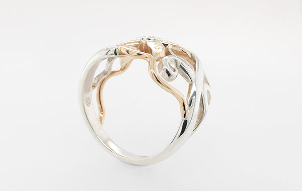 Starfish Vine Ring 2-Tone