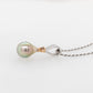Pearl Diamond Drop Pendant