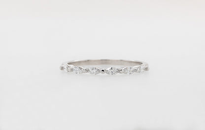 Wedding Ring Marquise Diamonds