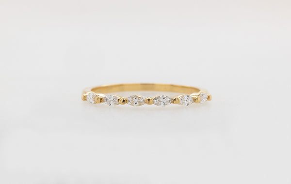 Wedding Ring Marquise Diamonds 2