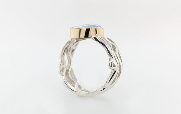 Mabe Vine Ring Two-Tone