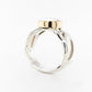 Mabe Two-Tone Champagne Diamond Ring