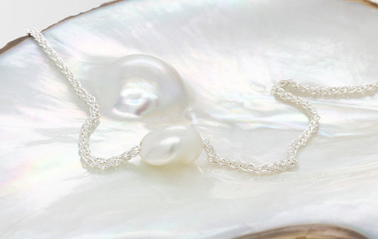 Pearl Cygnet Bay Slider Necklace