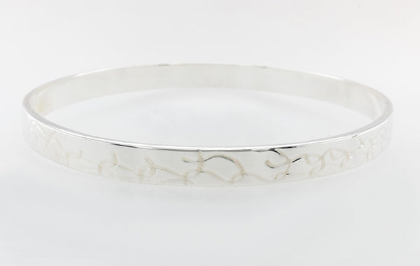 Embossed Bangle 6.3mm