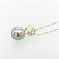 Pearl Drop Pendant Filagree Bale