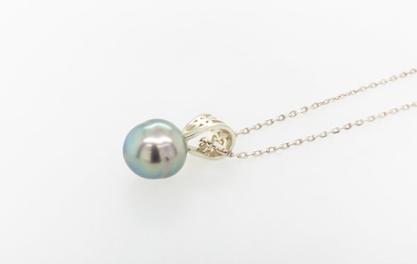 Pearl Drop Pendant Filagree Bale