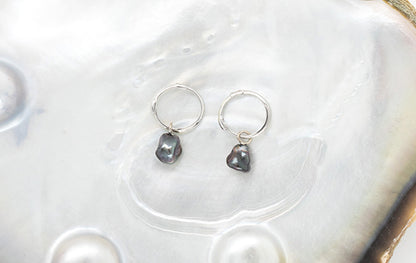 Pearl Sleepers Earrings Small Keshis