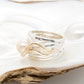 Akoya Pearl Two-Tone Wide Ring