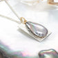 Mabe Embossed Layered Pendant