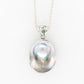 Mabe & Stone-Set Bale Pendant