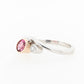 Pink Tourmaline Diamond Ring