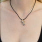 Starfish 3-Tone Sapphire Champagne Diamond Pendant