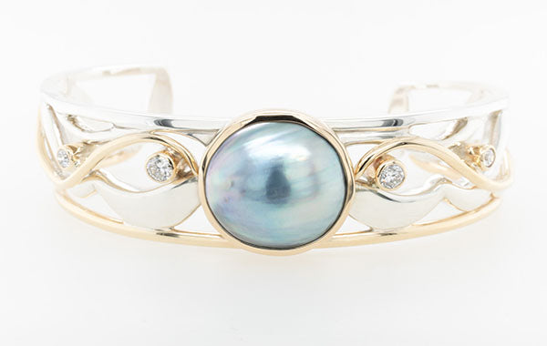Mabe Diamond 2-Tone Cuff