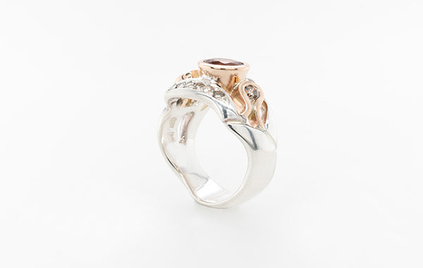 Custom Make WP Pink Tourmaline Ring