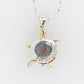Turtle (Articulated) Mabe Two-Tone Pendant