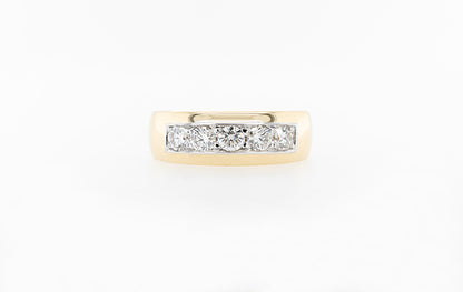 Diamond Two-Tone Wedding Eternity Ring