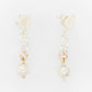 French Knitted Akoya Pearl Island Earrings