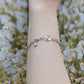 Geraldton Wax Diamond Keshi Belcher Bracelet