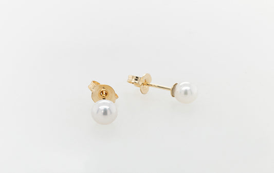 Akoya Seed Pearl Mini Stud Earrings