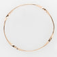 Gold Bangle Rose Solid Round 2.5mm