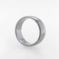 Wedding Ring Gents Tantalum Half-Round Polished