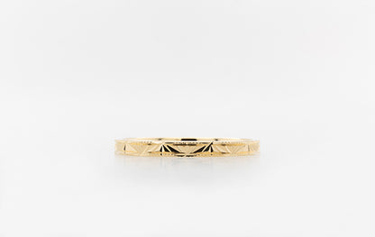Wedding Eternity Ring Patterned Thin