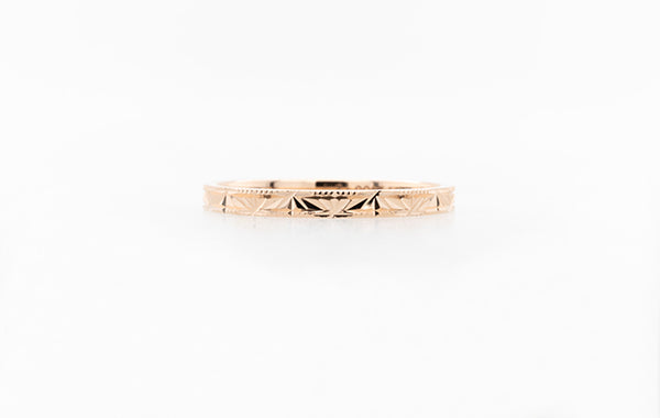 Wedding Eternity Ring Patterned Thin