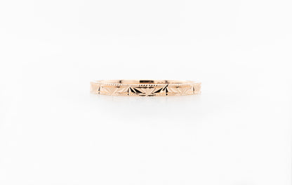 Wedding Eternity Ring Patterned Thin