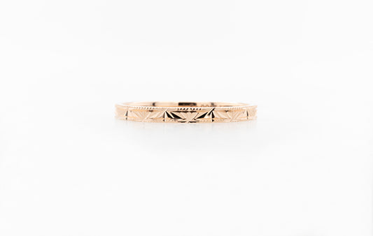 Wedding Eternity Ring Patterned Thin