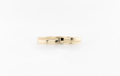 Wedding Ring Gold Faceted