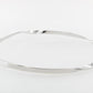 Organic Twist Bangle White