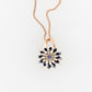 Everlasting Flower Purple Sapphire Pendant