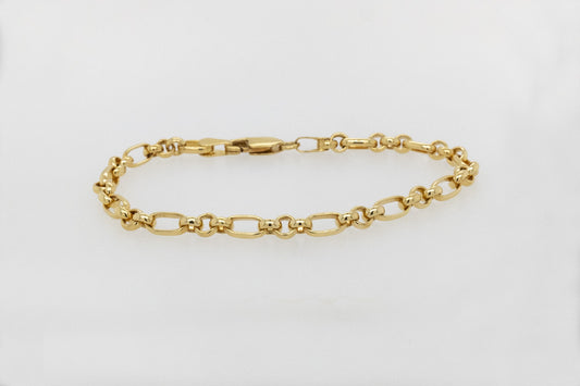18Y 19cm  Figaro Belcher Bracelet