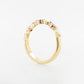 Wedding Ring Pink & Marquise Diamonds