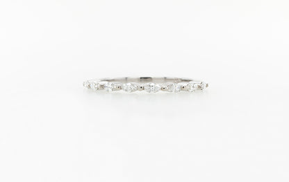 Wedding Ring Raised Marquise