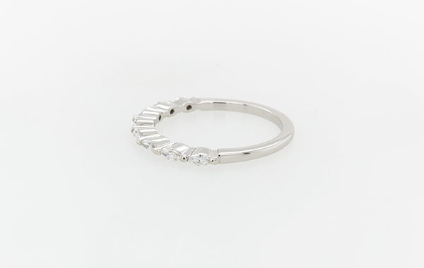 Wedding Ring Raised Marquise