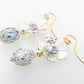 French Knitted Geraldton Wax Pearl Earrings