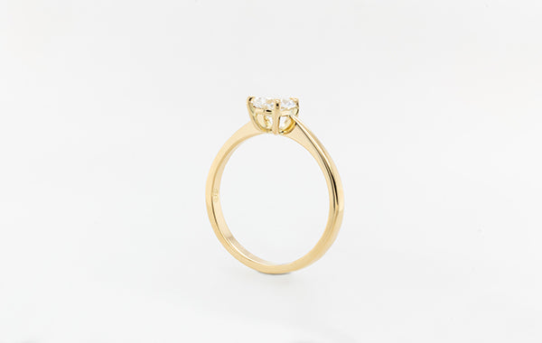 Engagement Ring 0.60ct Pear Diamond 