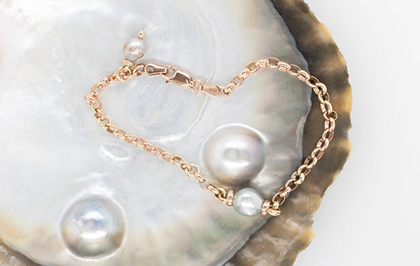 Pearl & Keshi Belcher Bracelet 