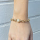 French Knitted Pearl Belcher Bracelet 3