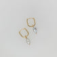 Keshi Drop Huggie Earrings 