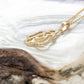 Coral Diamond Pendant