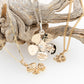 Geraldton Wax Embossed Large Flower Pendant