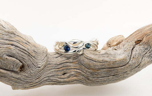 Vine Ring with Australian Sapphires