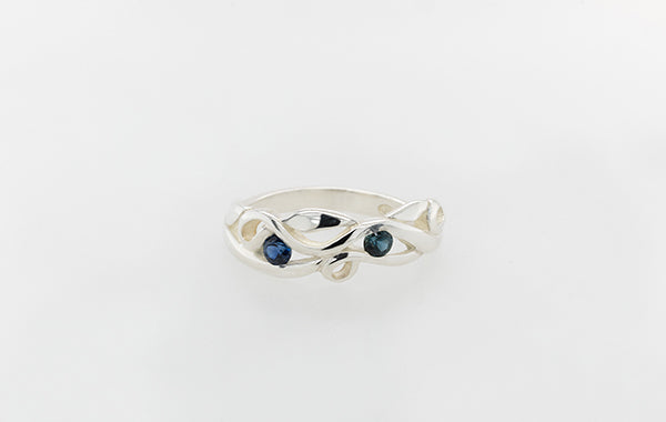 Vine Ring with Australian Sapphires