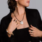 French Knitted Embossed South Sea Pearl Earrings