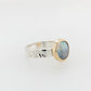 Mabe Embossed Two-Tone Ring