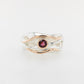 Tourmaline Ring in Silver & Rose Gold