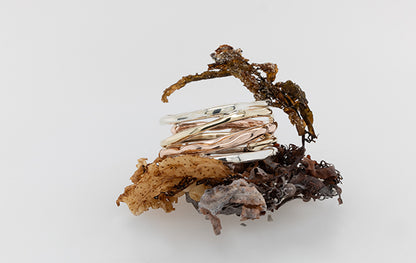 Seaweed Stack Ring 3-Tone
