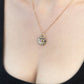 Everlasting Flower Pendant with Titanium & Pink Sapphire